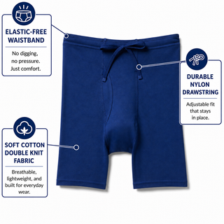 Elastic-Free Comfort Boxer Briefs