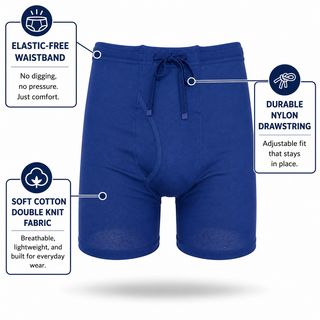Elastic-Free Comfort Boxer Briefs
