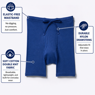 Elastic-Free Comfort Boxer Briefs