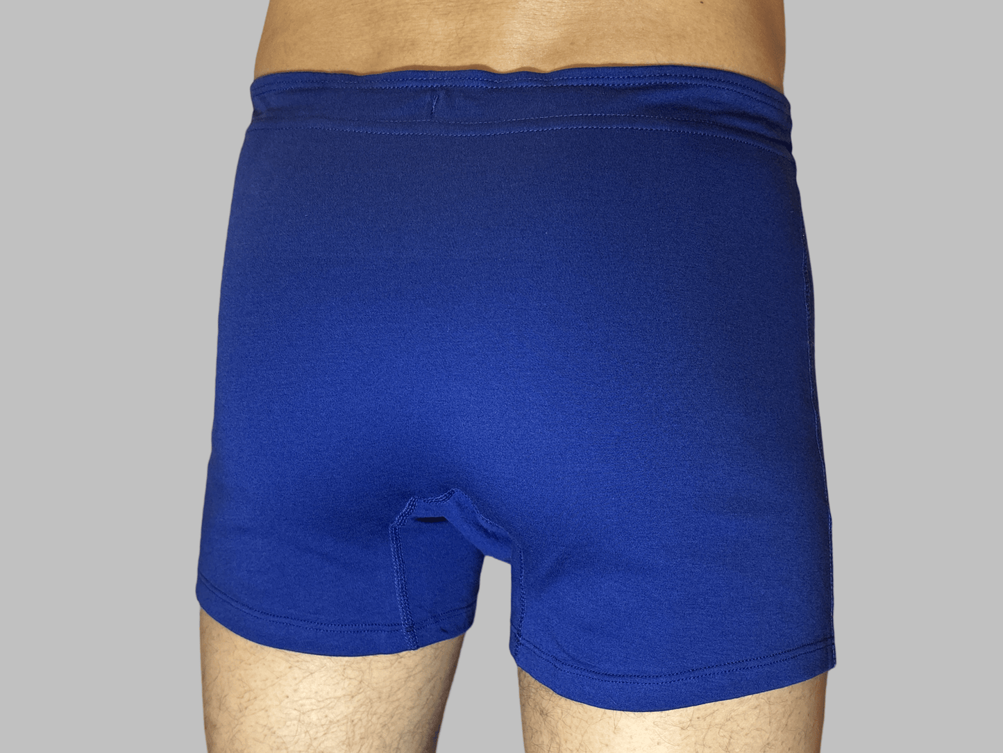 Men’s Elastic-Free Boxer Brief | Blue