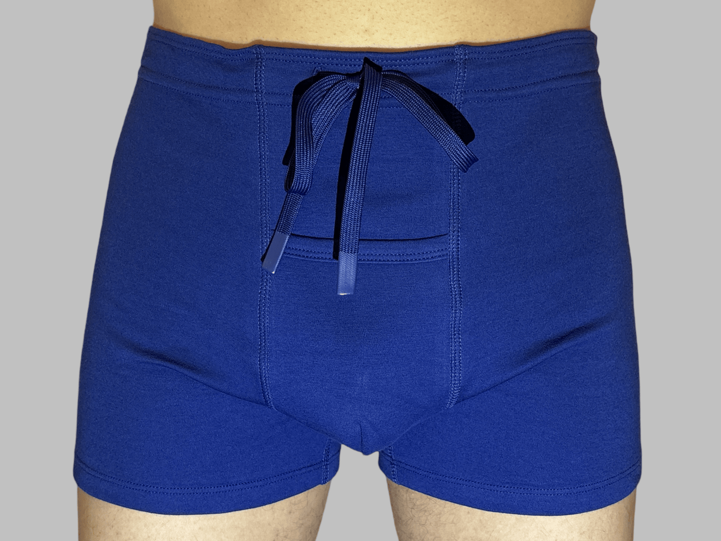 Men’s Elastic-Free Boxer Brief | Blue